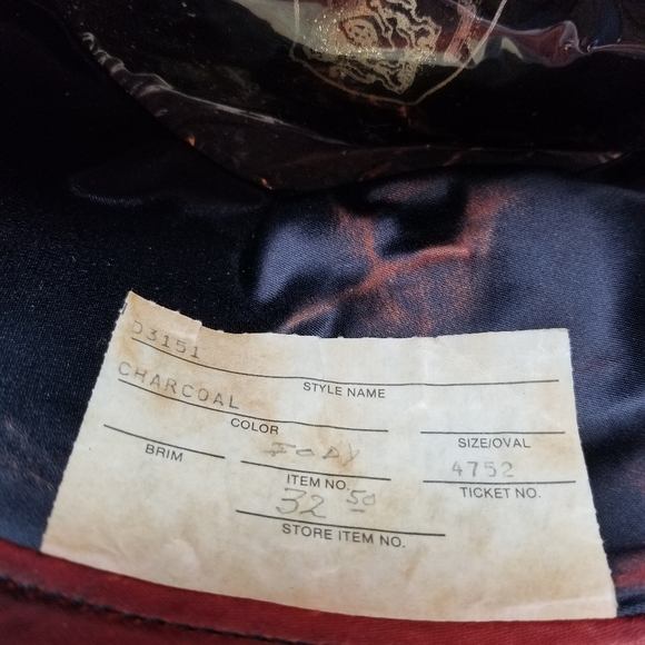 Vintage Dobbs Fifth Ave New York Wool Tweed Fedora - Picture 7 of 8